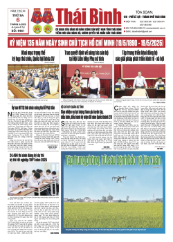 Số: 9461 - Thứ 3 ngày 6/5/2025