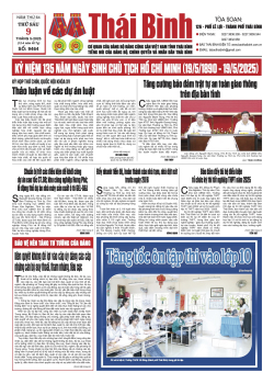 Số: 9464 - Thứ 6 ngày 9/5/2025