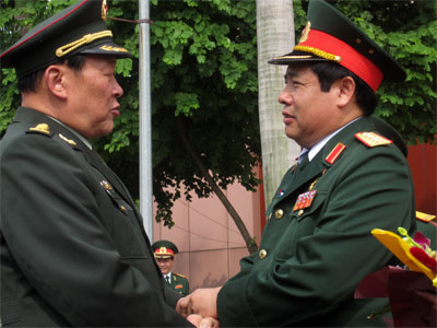 Bộ trưởng quốc phòng Việt Nam - Trung Quốc hội đàm 