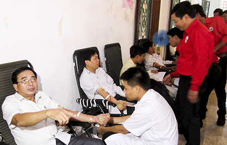 Tổ chức ngày hội Hiến máu tình nguyện