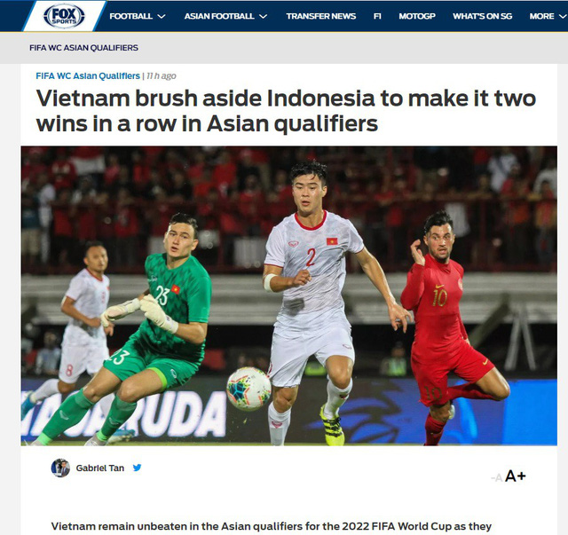 Truyền thông quốc tế nói gì về chiến thắng của ĐT Việt Nam trước ĐT Indonesia? - Ảnh 1.