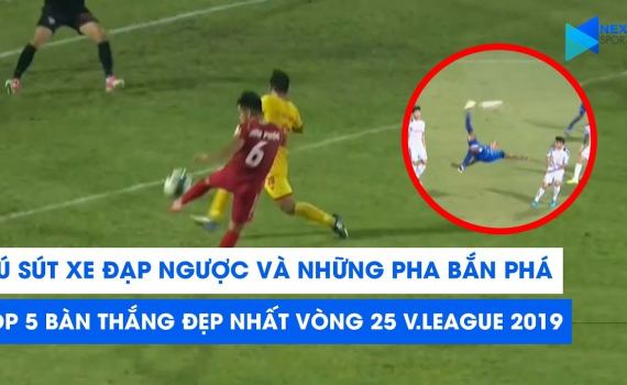 5 bàn thắng đẹp nhất vòng 25 V.League: Tiến Linh, Hoàng Đức lập siêu phẩm