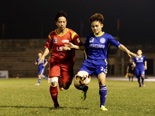 Vòng 14 giải bóng đá nữ VĐQG: Chia điểm với TP Hồ Chí Minh I, Than KSVN tạm xếp thứ 3 - Ảnh 1.