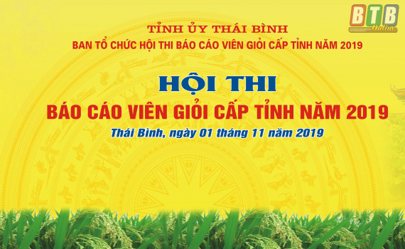 Sáng mai (01/11): Truyền hình trực tiếp Hội thi Báo cáo viên giỏi cấp tỉnh năm 2019