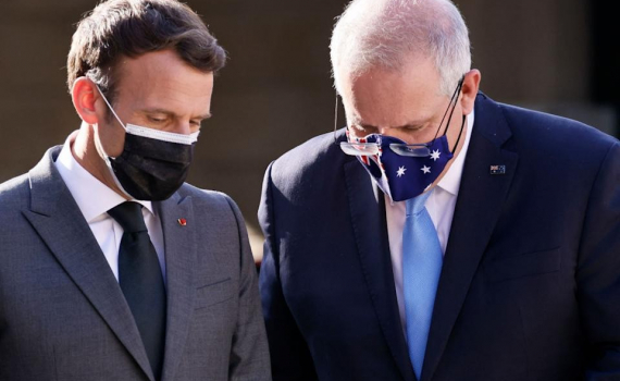 Lần đầu tiên Tổng thống Pháp điện đàm Thủ tướng Australia sau AUKUS