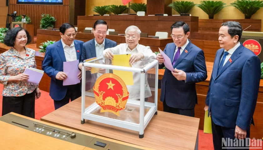 Quốc hội bỏ phiếu kín đánh giá tín nhiệm 44 chức danh