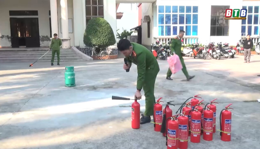 “4 tại chỗ” trong phòng, chống “giặc lửa” ở Đông Hưng