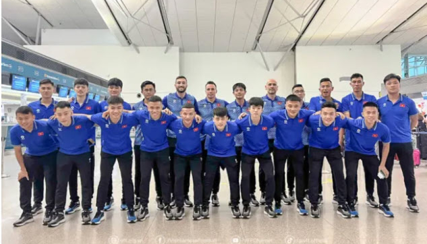 Đội tuyển futsal Việt Nam lên đường tập huấn tại Thái Lan trước thềm giải Đông Nam Á