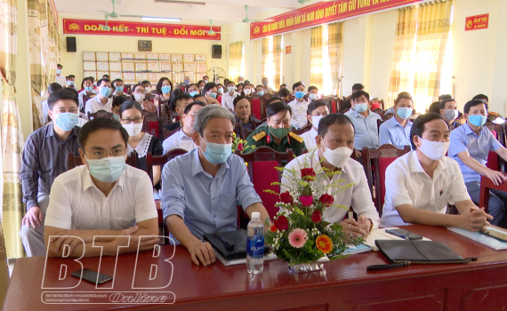Thẩm định xã đạt chuẩn nông thôn mới nâng cao tại huyện Kiến Xương