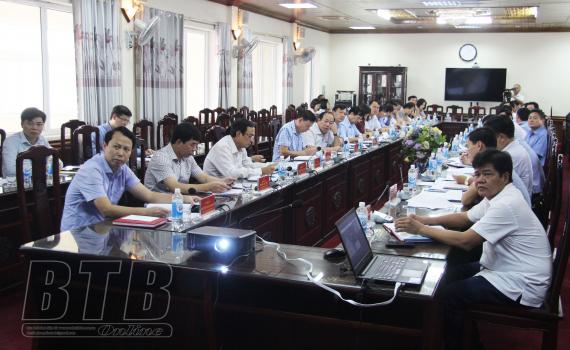 Ban Chấp hành Đảng bộ huyện Tiền Hải: Nghe báo cáo xây dựng quy hoạch khu đô thị xã Nam Phú