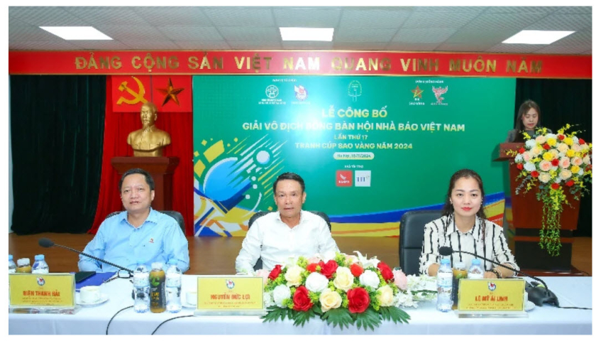 Giải bóng bàn Hội Nhà báo Việt Nam 2024 có số tiền thưởng kỷ lục