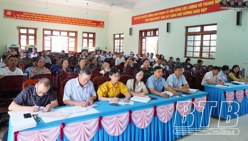 Thái Thụy: Triển khai cơ chế chính sách giải phóng mặt bằng dự án tuyến đường bộ cao tốc Ninh Bình- Hải Phòng (CT08)