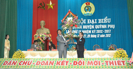 Đại hội công đoàn huyện Quỳnh Phụ lần thứ IX