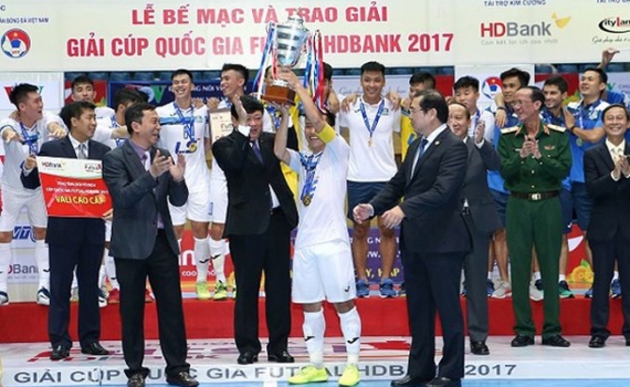 CLB Thái Sơn Nam vô địch Cúp Quốc gia Futsal 2017