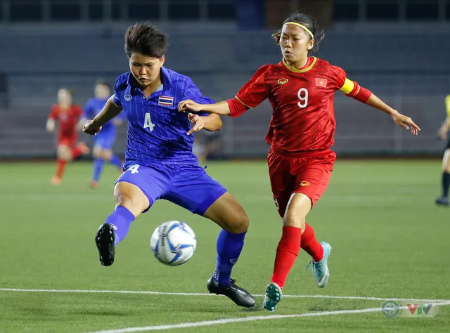 ẢNH: ĐT nữ Việt Nam thắng kịch tính trước Thái Lan, giành HCV bóng đá nữ SEA Games 30 - Ảnh 3.