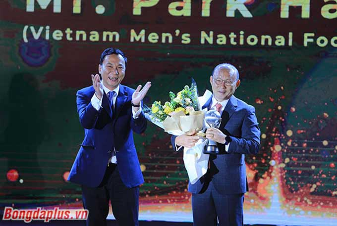 Park Hang Seo nhận giải HLV xuất sắc nhất Đông Nam Á 