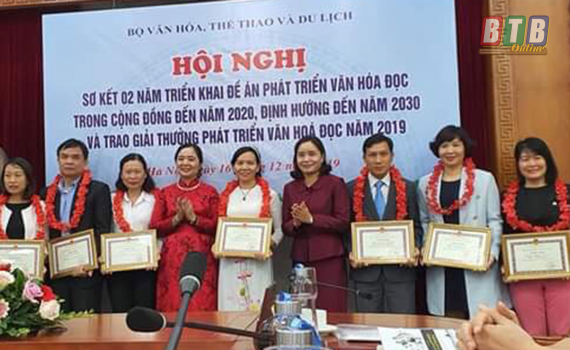 Thái Bình đạt 2 giải thưởng phát triển văn hóa đọc