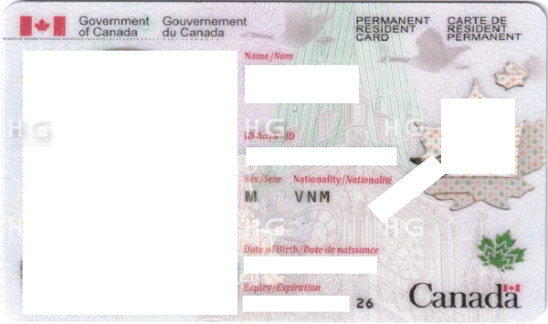 Description: Thẻ thường trú nhân vĩnh viễn Canada của gia đình khách hàng Harvey Law Group 600x355