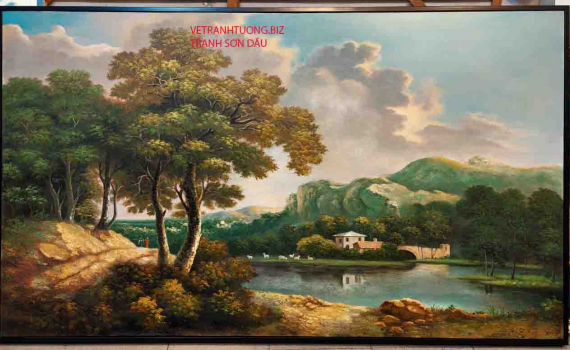 06 mẫu tranh sơn dầu phong cảnh đẹp sang trọng nhất - Báo Thái Bình điện tử