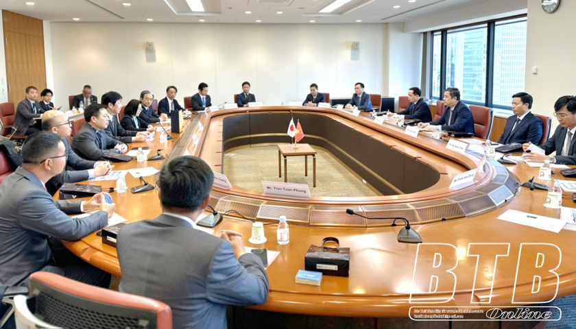  Đồng chí Bí thư Tỉnh ủy thăm, làm việc với lãnh đạo Tập đoàn Tokyo Gas, Nhật Bản