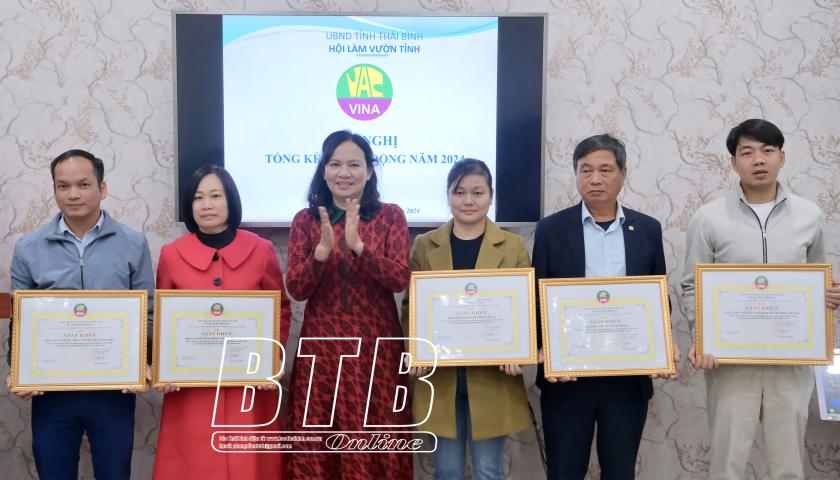 Hội Làm vườn tỉnh: Khen thưởng 13 tập thể, cá nhân tiêu biểu