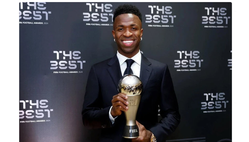 Vinicius Junior giành giải thưởng FIFA The Best 2024