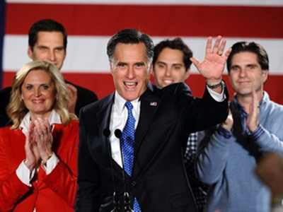 Bầu cử Mỹ: Ứng viên Mitt Romney chiếm ưu thế