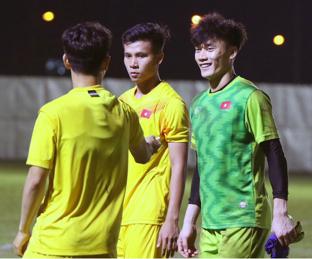 U23 Việt Nam tập kín trước trận đấu với U23 Jordan - Ảnh 4.