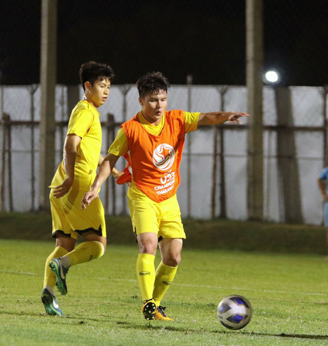 U23 Việt Nam tập kín trước trận đấu với U23 Jordan - Ảnh 5.