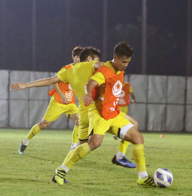 U23 Việt Nam tập kín trước trận đấu với U23 Jordan - Ảnh 6.