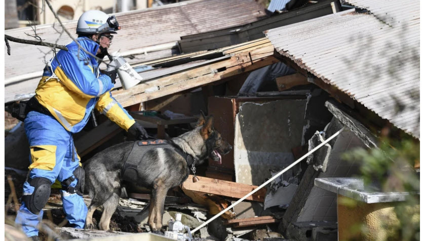 Động đất tại Nhật Bản: Số người mất tích lên tới hơn 300 người