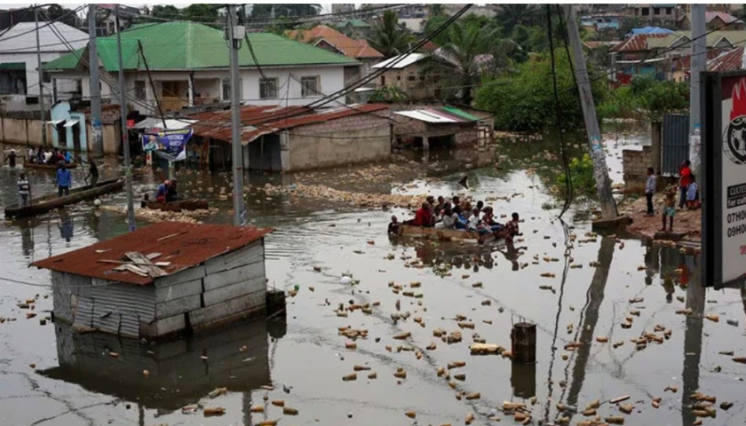 Lũ lụt nhấn chìm lưu vực sông Congo, hơn 300 người thiệt mạng