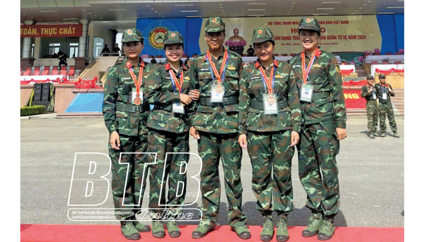 “Cây súng vàng” của Ban CHQS thành phố Thái Bình