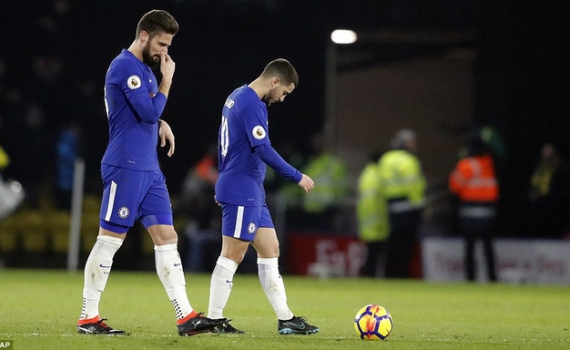 Vòng 26 Ngoại hạng Anh: Chelsea thua đậm trên sân Watford