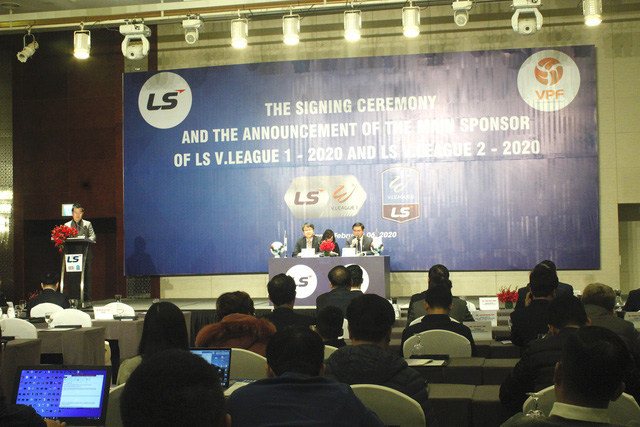 Ký kết nhà tài trợ chính Giải bóng đá LS V.League 1-2020 và LS V.League 2-2020 - Ảnh 10.