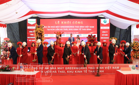 Khởi công dự án nhà máy Greenworks Thái Bình Việt Nam