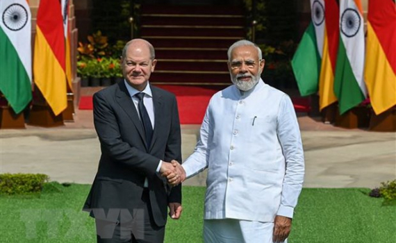 Thủ tướng Đức Olaf Scholz thăm Ấn Độ nhằm tăng cường quan hệ đối tác