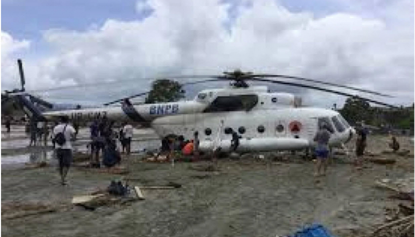 Khẩn trương tìm kiếm trực thăng mất tích tại miền Đông Indonesia
