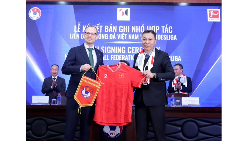 VFF bắt tay cùng Bundesliga nâng cao chất lượng bóng đá trẻ Việt Nam