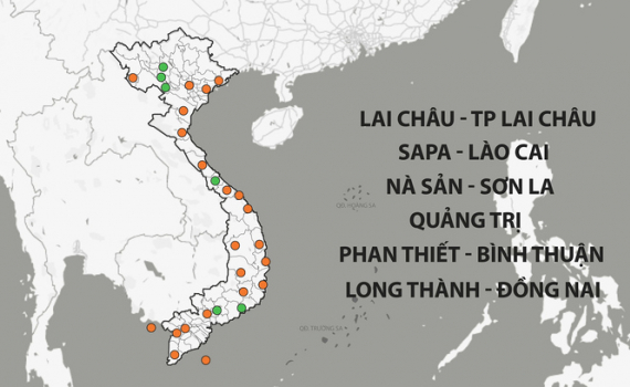 Bản đồ quy hoạch sân bay ở Việt Nam