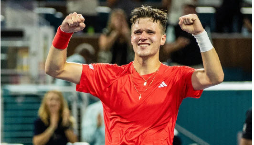 Đả bại Djokovic, tay vợt 19 tuổi tạo địa chấn tại Miami Open