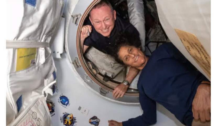 Đón 2 phi hành gia mắc kẹt trên ISS về Trái đất
