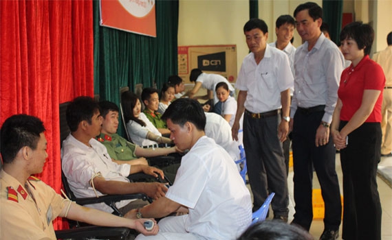 Ngày hội hiến máu tình nguyện huyện Tiền Hải