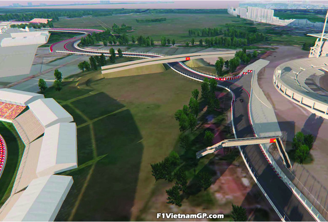 Phối cảnh 3D của đường đua công thức 1 Việt Nam Grand Prix - Ảnh 6.