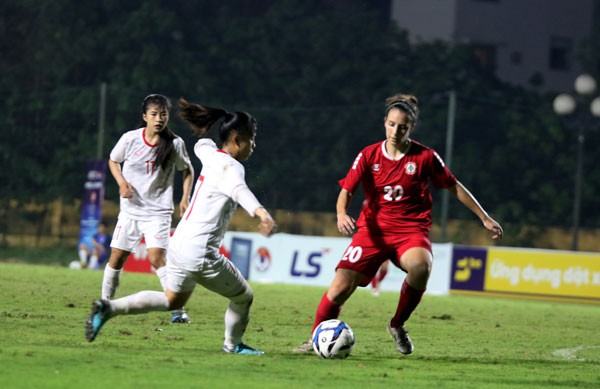 U19 nữ Việt Nam thắng đậm Lebanon 4-1 ở lượt trận thứ 2 vòng loại 2 giải U19 nữ châu Á 2019 - Ảnh 4.