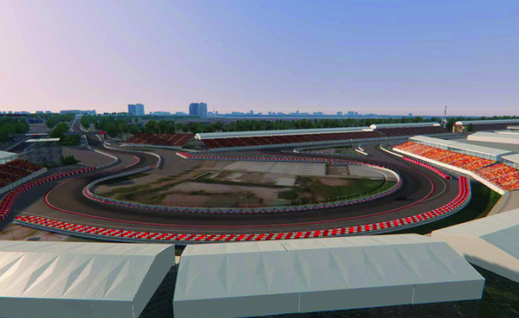 Phối cảnh 3D của đường đua công thức 1 Việt Nam Grand Prix