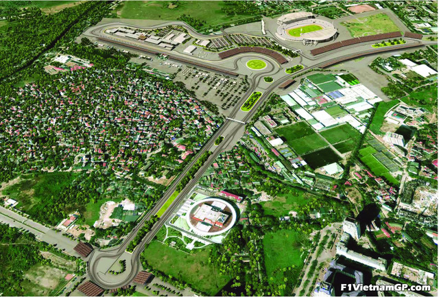 Phối cảnh 3D của đường đua công thức 1 Việt Nam Grand Prix - Ảnh 1.