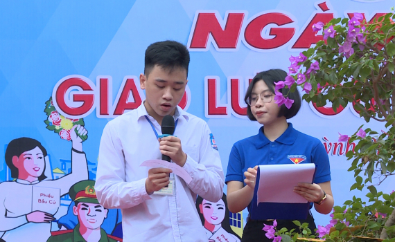 Quỳnh Phụ tuyên truyền đến cử tri trẻ lần đầu tham gia bầu cử
