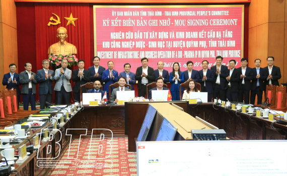 Nghiên cứu đầu tư khu công nghiệp Dược - Sinh học đầu tiên của Việt Nam tại huyện Quỳnh Phụ
