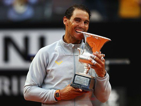 Thắng kịch tính Djokovic, Nadal lên ngôi xứng đáng tại Rome Masters 2019 - Ảnh 6.